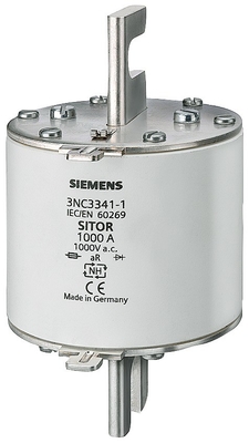 Низкая пропускная способность 3NC33421U 1100A 800V AC aR Размер NH3 3NC предохранитель для ваших требований