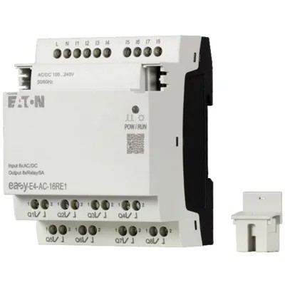 Теория EasyE4 CPU 8DI 4AI 4RO 12/24V DC или 24V AC Дисплей клавиатура Ethernet интерфейс