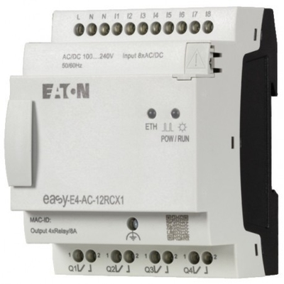 EASY-E4-DC-8TE1 24V источник питания постоянного тока 4DI4DO винтовой терминал с легкой установкой
