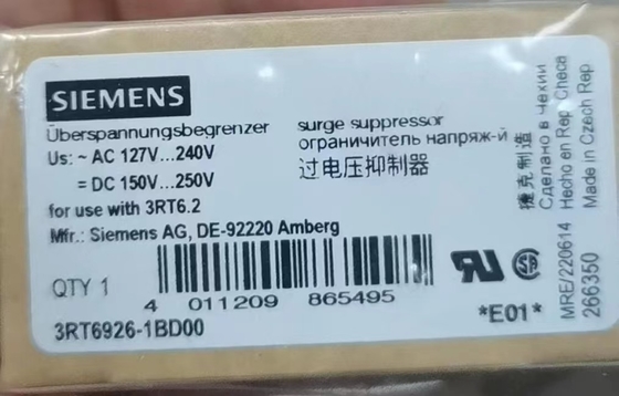 Другие подавляющие перенапряжение номинального тока основных цепей PLC 3RT6916-1BB00