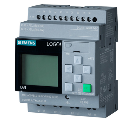 Интерфейс связи Modbus LOGO 8 24CE Основной модуль 6ED1052-1CC08-0BA1 с дисплеем