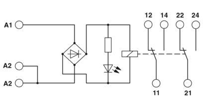 EMG Relay Module 2940391 17-REL/KSR-24/21-21-LC для решений промышленной автоматизации