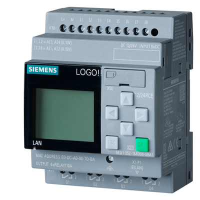 6ED1052-1MD08-0BA1 PLC LOGO Базовый модуль с дисплеем расширенных функций и функций