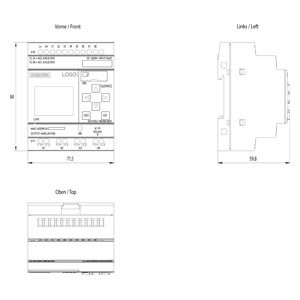 6ED1052-1MD08-0BA1 PLC LOGO Базовый модуль с дисплеем расширенных функций и функций