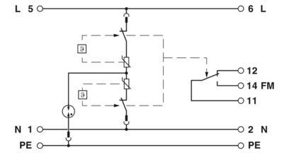 Устройство защиты от перенапряжений типа 3 для промышленных машин PLT-SEC-T3-230-FM-UT 2907919