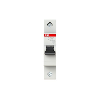 1P BCD Curve MCB SH201-B25 Миниатюрный выключатель 25A для промышленных применений