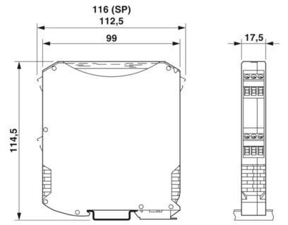 MACX MCR-T-UI-UP 2811394 Преобразователь измерения температуры для промышленных применений