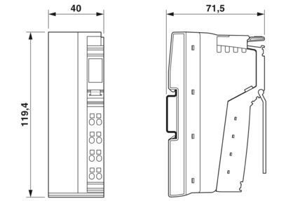 2693020 IB IL 24 PWR IN/R/L-0.8A-PAC Модуль питания для систем промышленной автоматизации