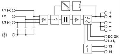 Промышленный класс 20A 48V постоянного тока QUINT-PS/3AC/48DC/20