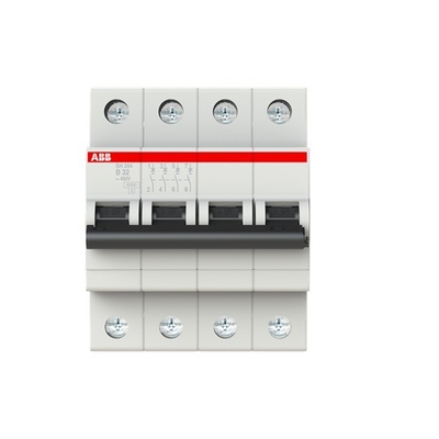 4P MCB SH204-B32 Миниатюрный выключатель Число полюса 4 Номинальная частота Hz 50 32 A