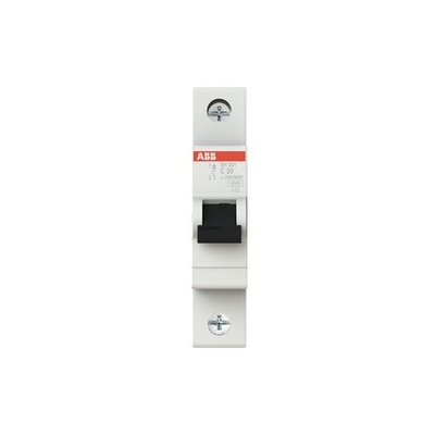 1P C 20 A MCB SH201-C20 Миниатюрный выключатель BCD Кривая C 1P Разрывная способность 1P