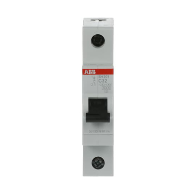 1P C 32A BCD кривой миниатюрный выключатель MCB SH201-C32 для электрической защиты