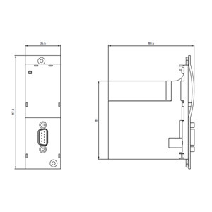 Коммуникационный модуль для 3RW44 Soft Starter 3RW4900-0KC00
