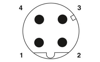 SACC-M12MRD-4Q SH PN 1554539 Коннектор данных Идеальное решение для передачи данных