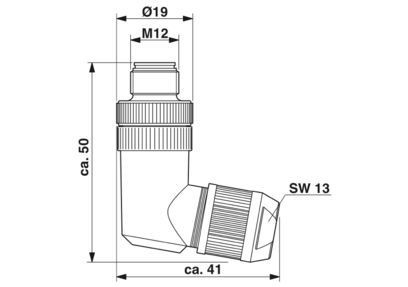 SACC-M12MRD-4Q SH PN 1554539 Коннектор данных Идеальное решение для передачи данных