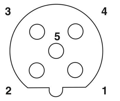 SACC-M12MSD-4Q SH PN Data Connector 1554513 Окончательный выбор для передачи данных
