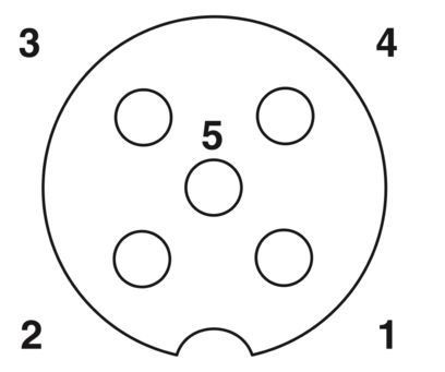 SACC-M12FR-5PL 1424690 соединитель