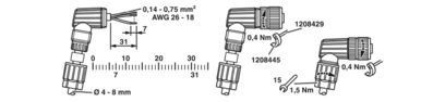 SACC-M12FR-5PL 1424690 соединитель