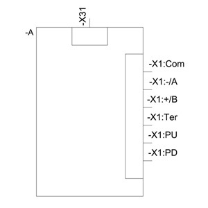 3RW5980-0CR00 Модуль связи Modbus RTU для бесперебойной промышленной связи
