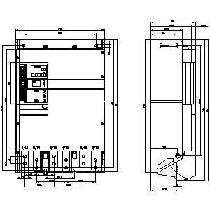 Siemens 3RW5553-6HA14 SIRIUS Мягкий стартер Размер 5 Терминал винтового типа для плавного старта