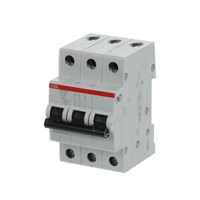 MCB SH203-C10 Миниатюрный выключатель Число полюса 3 Номинальная частота Hz 50 C 10 A