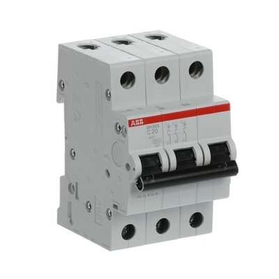 MCB SH203-C20 Миниатюрный выключатель 3P номинальный ток 20A номинальная частота 50 Гц