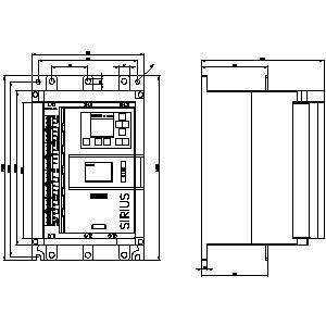 3RW5536-6HA14 SIRIUS Soft Starter Size 3 Скрутные терминалы для тяжелых применений