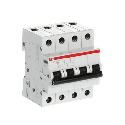 MCB SH203-C40NA Миниатюрный выключатель 3 NP C Номинальная частота Hz 50 40A Номинальный ток