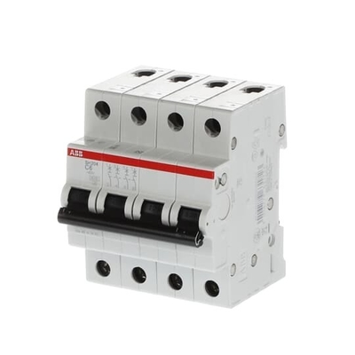 MCB SH204-C6 Миниатюрный выключатель 4P C 6A номинальный ток 20A номинальное напряжение 220V