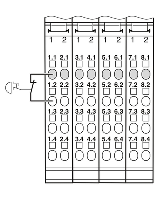 IB IL 24 PSDI 8-PAC 2985688 Модуль безопасности контакта Phoenix с уровнем защиты IP20