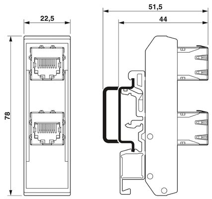 Обновить свою сетевую игру с 2904933 FL-PP-RJ45/RJ45 патч-панель