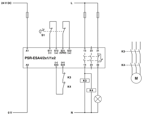 Реле безопасности PSR-SPP-24UC/ESA4/2X1/1X2 для обеспечения безопасного и бесперебойного промышленных процессов