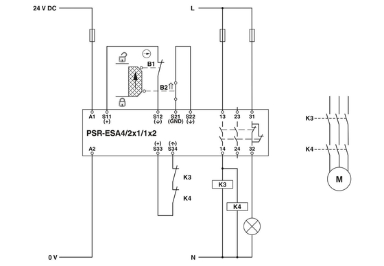 Реле безопасности PSR-SPP-24UC/ESA4/2X1/1X2 для обеспечения безопасного и бесперебойного промышленных процессов