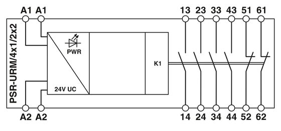 Защитная теория Реле напряжения 2981457 PSR-SPF-24UC/URM/4X1/2X2 Реле сцепления