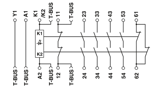 PSR-SCP-24DC/URM4/4X1/2X2/B Модуль расширения PROTECTIVE с теоретическим реле напряжения