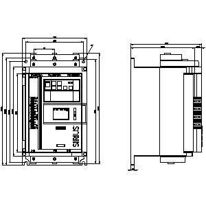SIRIUS Soft Starter Size 2 Screw Terminals Аналоговый выход HMI Стандарт 3RW5126-1XC14-0S