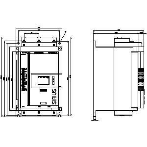 Терминалы типа винта размера 2 SIRIUS Soft Starter 33RW5114-1XC14 с аналоговым выходом