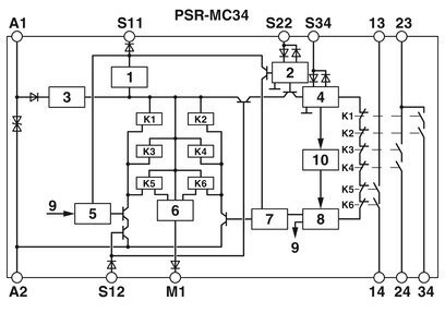 2700548 Phoenix Contact Safety Relay PSR-MC34-3NO-1DO-24DC-SP Доверенный 0,68*9,31*10,25 см