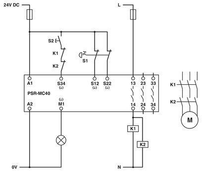 Контакт Phoenix PSR-MC40-3NO-1DO-24DC-SC Реле безопасности 12.5*112.2*114.5mm Управление напряжением
