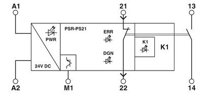 Реле сцепления- PSR-PS21-1NO-1NC-24DC-SC от Phoenix Contact- Protect