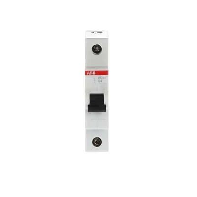 1P MCB SH201-C4 Миниатюрный выключатель No полюса 1 220V Номинальное напряжение 220