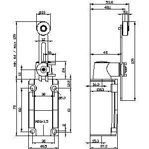 3SE5112-0CH51 Металлический аккумулятор части поворота