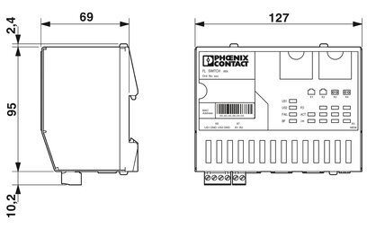 Phoenix Contact FL SWITCH IRT 4TX Промышленный коммутатор Ethernet для требований клиентов