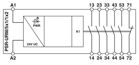 Реле напряжения 2981965 PSR-SPP- 24UC/URM/5X1/1X2 с длительным сроком службы