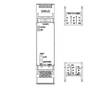 PLC 3SK1111-1AB30 Реле безопасности 3SK1 Базовый блок Стандартные выходы релета Терминал винта