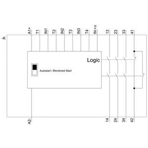PLC 3SK1111-1AB30 Реле безопасности 3SK1 Базовый блок Стандартные выходы релета Терминал винта