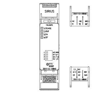 3SK1112-1BB40 Реле безопасности 3SK1 Базовый блок с винтовым терминалом и полупроводниковыми выходами