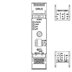 3SK1121-1CB44 Реле безопасности 3SK1 Базовый блок для усиления мер и функций безопасности