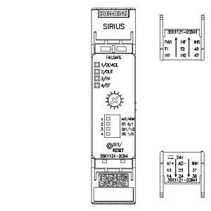 3SK1121-2CB42 Реле безопасности 3SK1 Базовый блок Передовой реле выходный терминал с пружинным зарядом