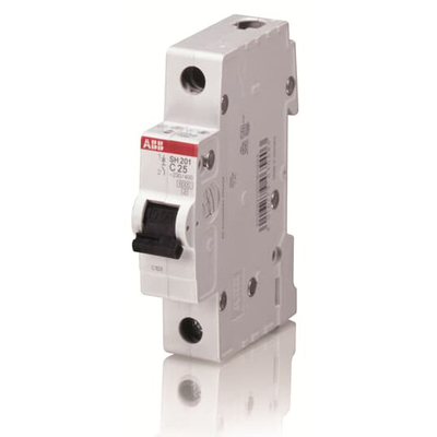 MCB SH201-C8NA Миниатюрный выключатель 1 NP C 8A Назначенный ток 50 Гц Назначенная частота